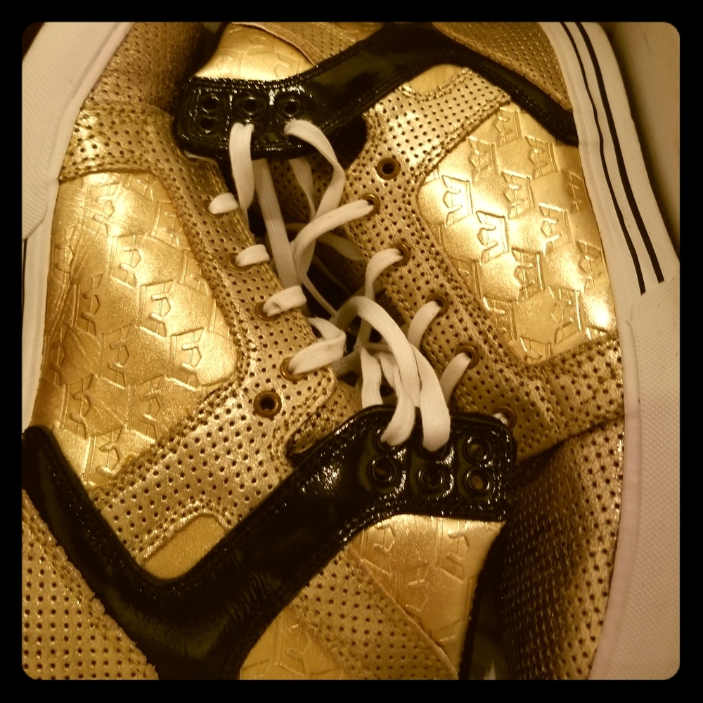Limited Edition Golden Supra Sneakers